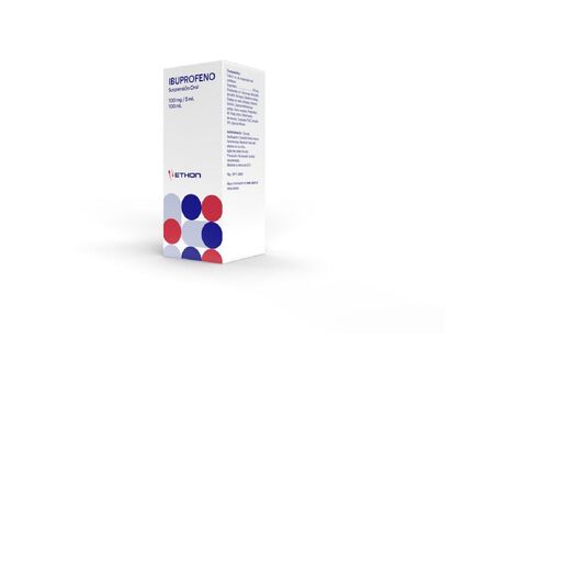 Ibuprofeno 100 mg/5 mL x 100 mL Suspensión Oral ETHON PHARMACEUTICALS S.P.A, , large image number 0
