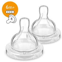 Tetina Avent Anti-Colic Flujo Rápido 6+ Meses 1 un