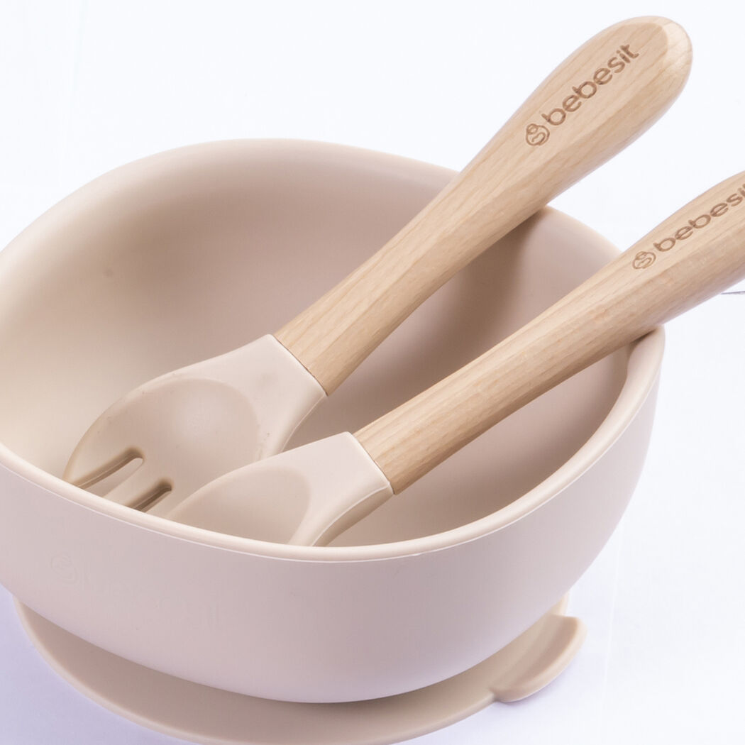 Set Alimentaci&oacute;n Bebesit 3 Piezas Beige 1 un, , large image number 3