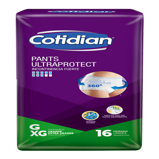 Cotidian Pants Ultraprotect G/Xg 16un, , large image number 1