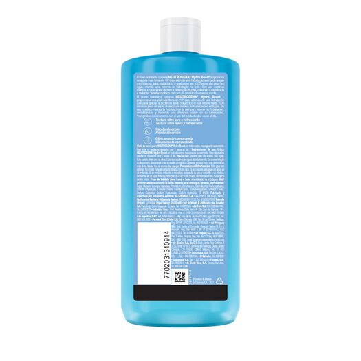 hidratante corporal neutrogena hydro boost water gel 400ml, , large image number 2