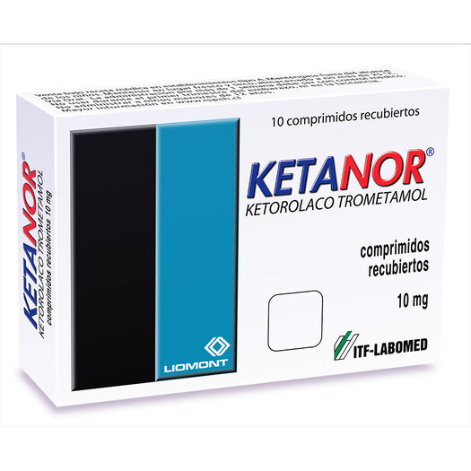 Ketanor 10 mg x 10 Comprimidos Recubiertos, , large image number 0