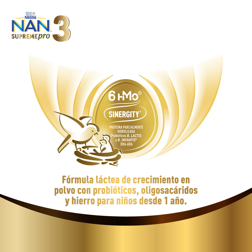 F&oacute;rmula Infantil Nan 3 Supreme Optipro 800 g, , large image number 1