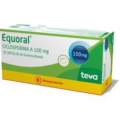 Equoral 100 mg Caja 50 C&aacute;psulas Blandas