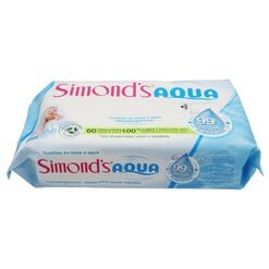 Toallas H&uacute;medas Simonds Agua 60 un