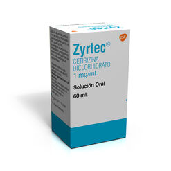 Zyrtec 1 mg/ml x 60 ml Solución Oral