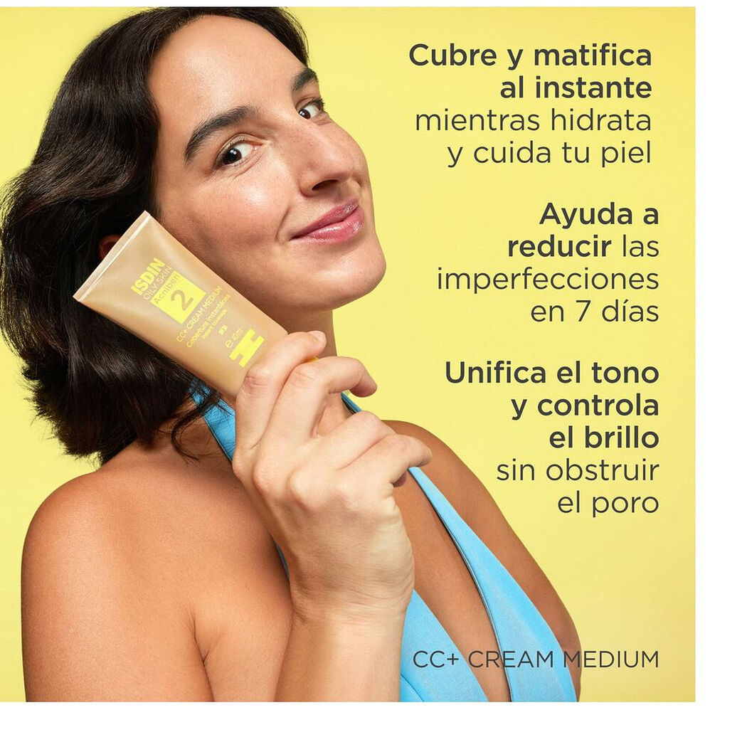 Isdin Acniben Cc+Medium Cream Spf30 x 40 ml, , large image number 1
