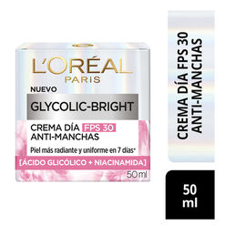 Crema Día  Antimanchas Glycolic Bright FPS 30 50 mL