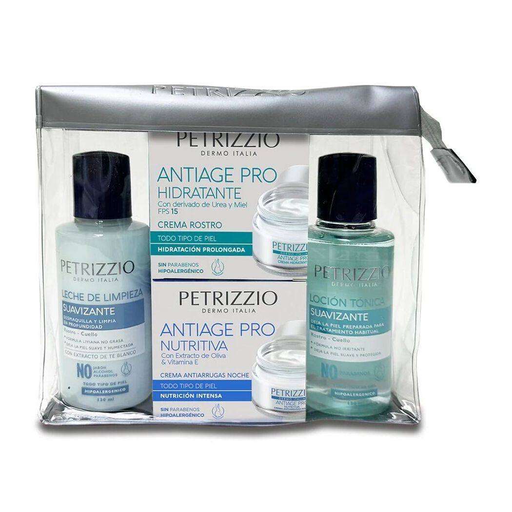 Set Cuatripack Cremas de Limpieza y Cuidado Básico, , large image number 1