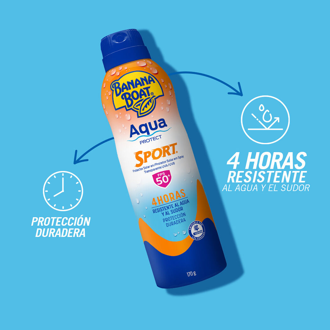 Protector Solar Banana Boat Aqua Protect Spray FPS 50 177 ml, , large image number 1