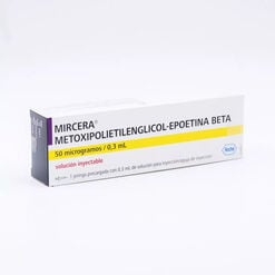 Mircera 50 mcg/0.3 mL Soluci&oacute;n Inyectable 1 Unidad