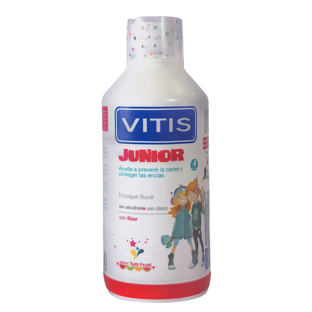 Enjuague Bucal Vitis Junior 500 mL, , large image number 0