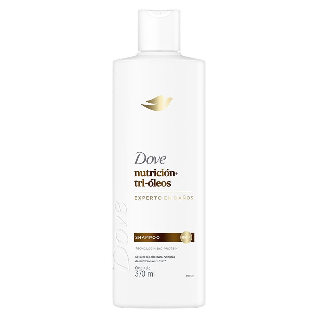 Shampoo Dove Nutrición Tri Óleos370 mL, , large image number 0