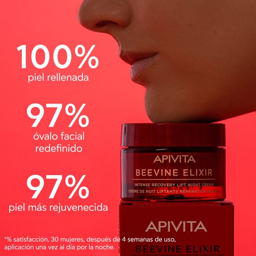 Crema de Noche Lift Recuperación Intensa Beevine Elixir 50ml Apivita, , large image number 4