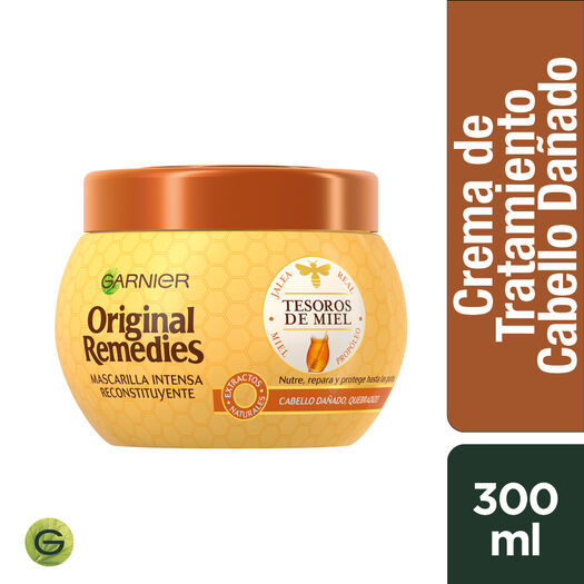 Tratamiento Capilar Original Remedies 300 Ml Tesoro De Miel, , large image number 0