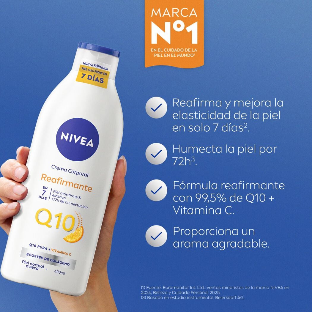 Crema Corporal Nivea Q10 Reafirmante 400 ml, , large image number 1