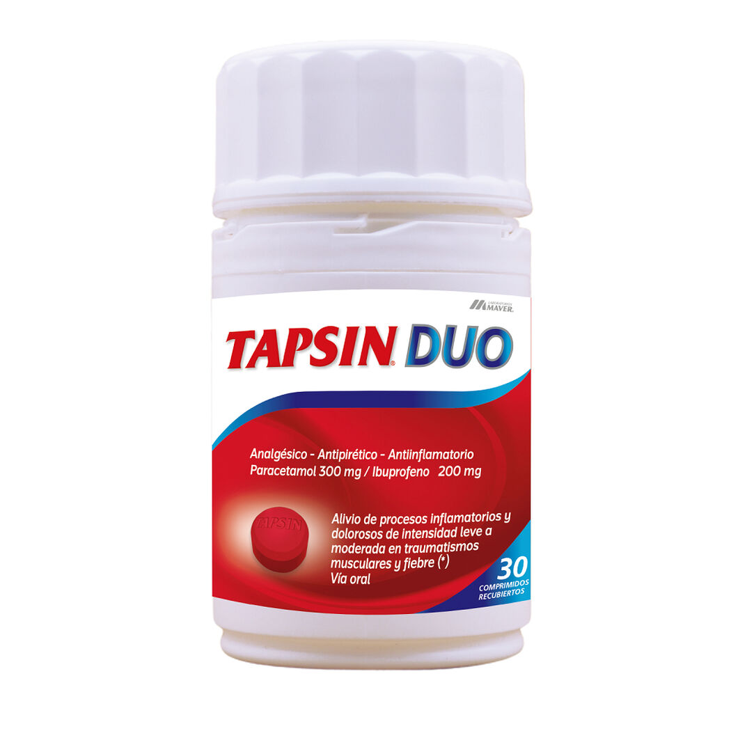 Tapsin Duo x 30 Comprimidos Recubiertos, , large image number 0