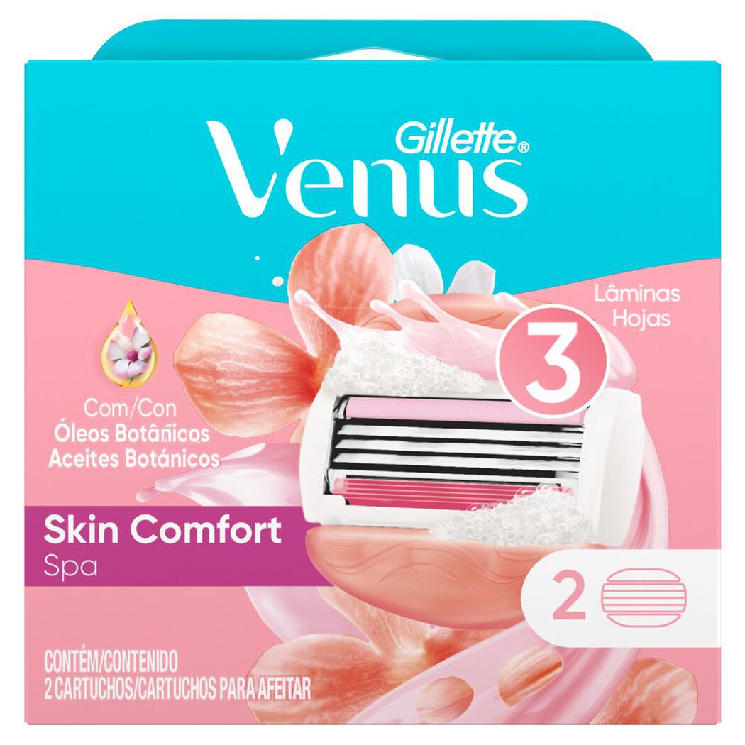 Repuestos Maquina De Afeitar Gillette Venus Spa Con Aceites Botánicos, 2 Unidades, , large image number 4