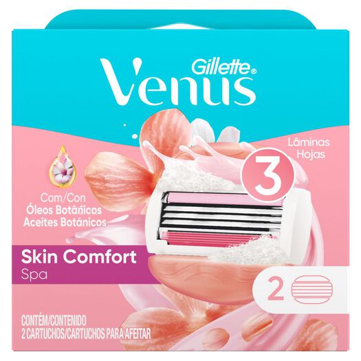 Repuestos Maquina De Afeitar Gillette Venus Spa Con Aceites Botánicos, 2 Unidades, , large image number 4