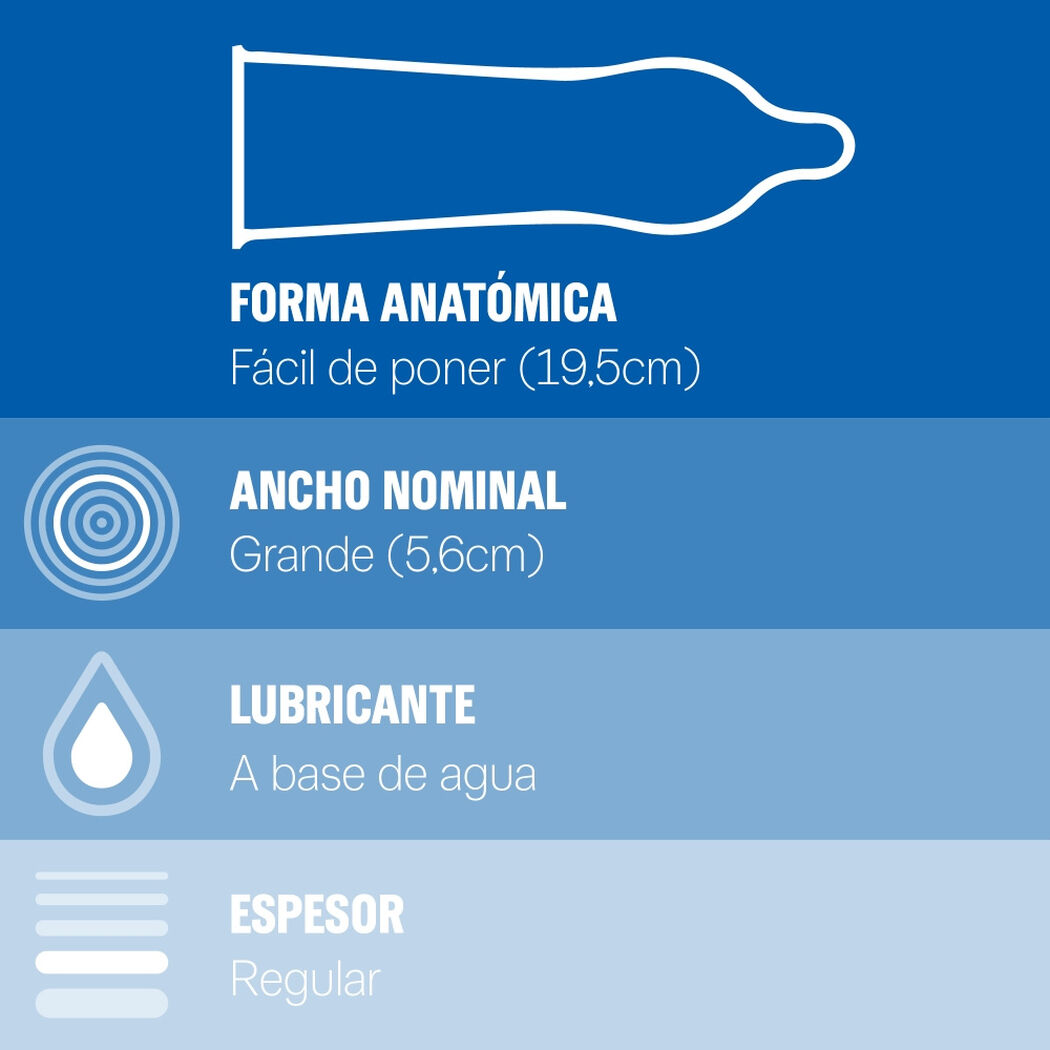 Durex Condones Cl&aacute;sico 12 unidades, , large image number 2