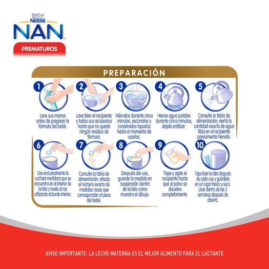 Fórmula Infantil Nan Prematuros 400 g, , large image number 2