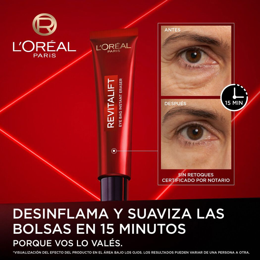 Contorno De Ojos L'Or&eacute;al Paris Revitalift Laser 15 Ml, , large image number 3