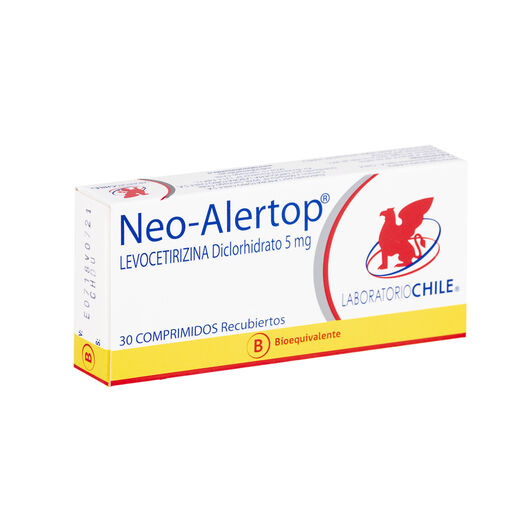 Neo-Alertop 5 mg x 30 Comprimidos Recubiertos, , large image number 0