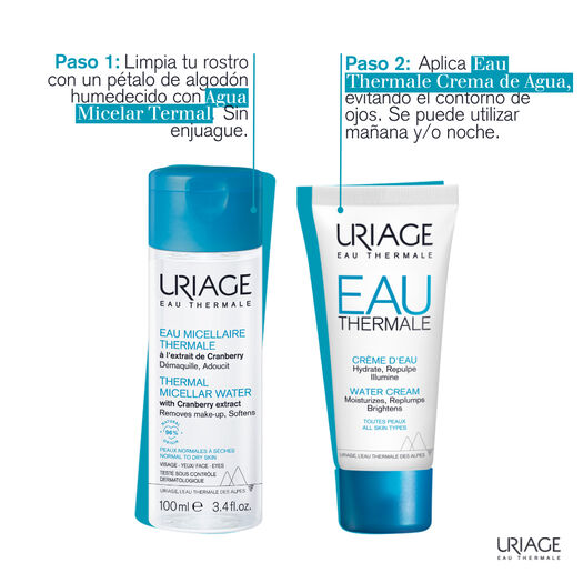 Pack Uriage Eau Therma Crema +Agua Micelar+ Cosmetiquero, , large image number 3