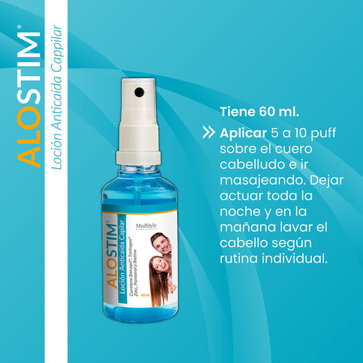 Alostim Locion Anticaida Capilar 60ml., , large image number 2