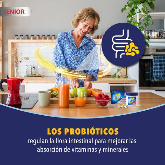 Multivitamínico con Minerales y Probióticos Bion3 Senior 30 Comp, , large image number 4