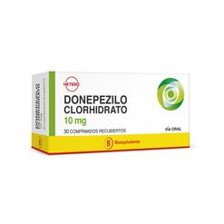 Donepezilo Clorhidrato 10 mg x 30 Comprimidos Recubiertos SEVEN PHARMA CHILE SPA