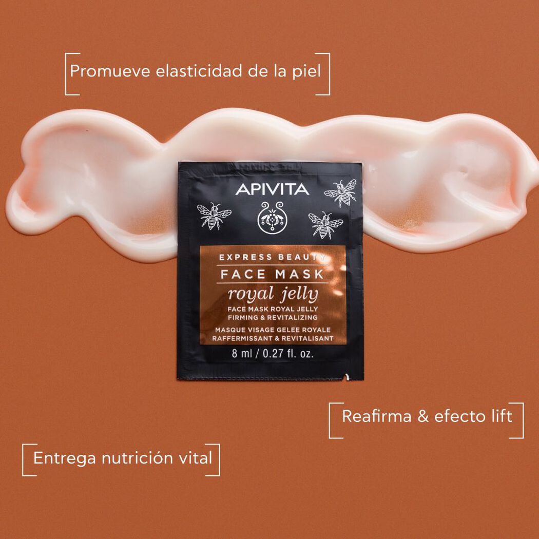 Mascarilla Antiedad con Jalea Real de rostro 2x8ml Apivita, , large image number 2