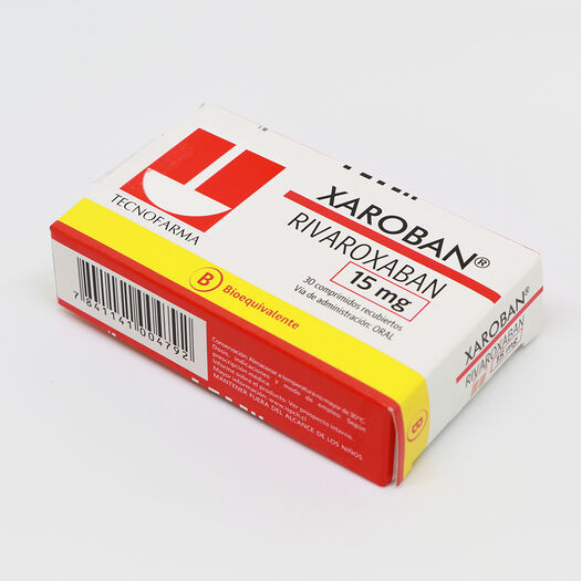Xaroban 15 mg x 30 Comprimidos Recubiertos, , large image number 1