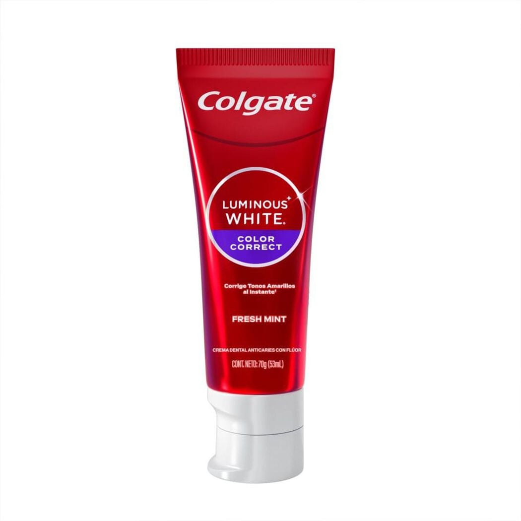 Pasta Dental Colgate Luminous White Color Correct 70 g, , large image number 1