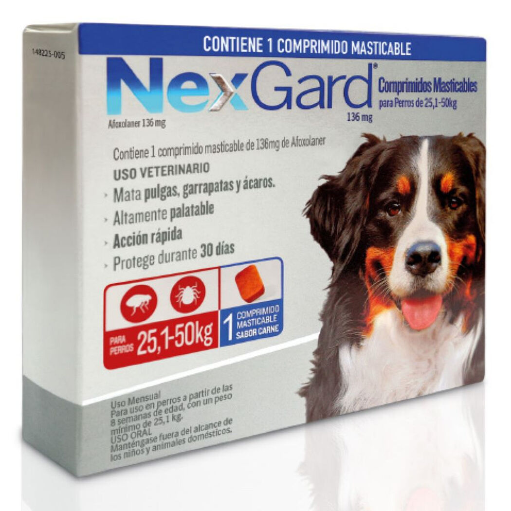 Nexgard 136 mg 25-50 kg 1 Comprimido, , large image number 0