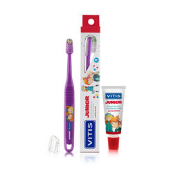 Cepillo de Dientes Vitis Infantil 6+ años 1 un + Pasta Dental 15 mL