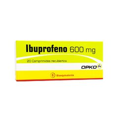 Ibuprofeno 600 mg x 20 Comprimidos Recubiertos OPKO CHILE S.A.