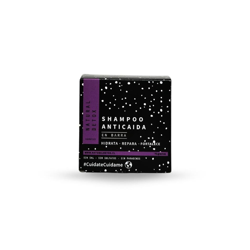 Shampoo Naturaldet Anticaída Barra 70 g, , large image number 0