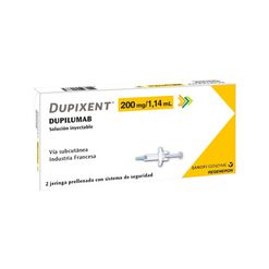 Dupixent 200 mg/1,14 mL Soluci&oacute;n Inyectable 2 Jeringas Prellenadas