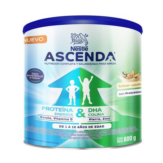 Complemento Nutricional Ascenda  Vainilla 800g , , large image number 0