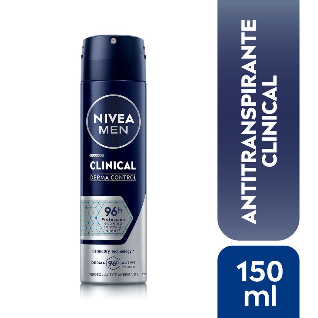 Desodorante Antitranspirante NIVEA MEN Derma Protect Clinical Spray 150 ml, , large image number 0