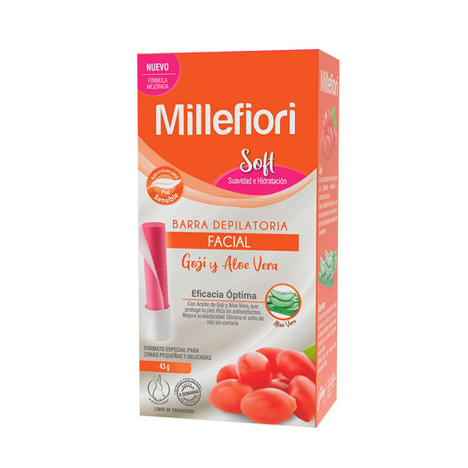 Barra Depil. Facial Soft Millefiori 43gr, , large image number 0