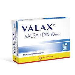 Valax 80 mg x 30 Comprimidos Recubiertos