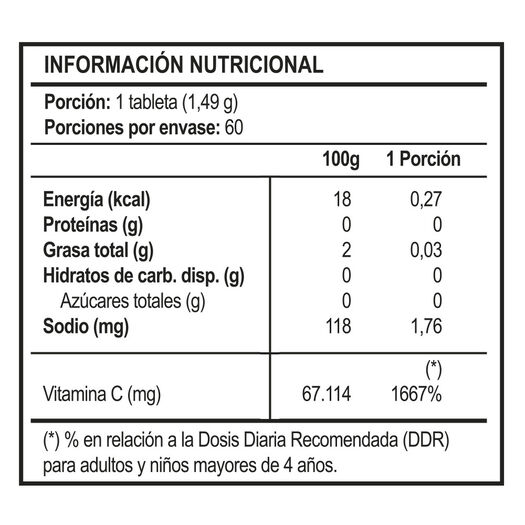 Vitaday Vitamina C 1000 Mg 60 Tabletas, , large image number 1