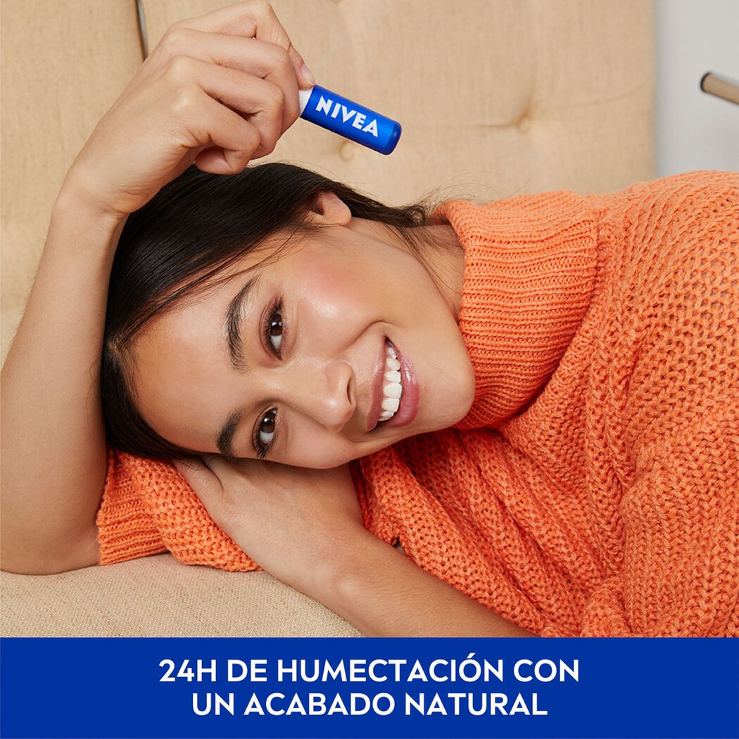 B&aacute;lsamo Labial Nivea Essential Care Hidratante 4,8gr, , large image number 2