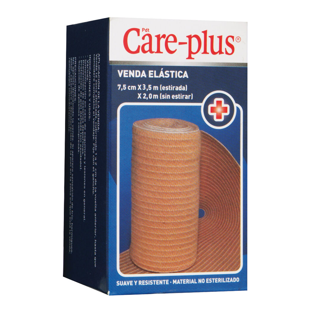 Venda Elastica Care Plus 7,5 cm x 4,5 m x 1 unidad, , large image number 0
