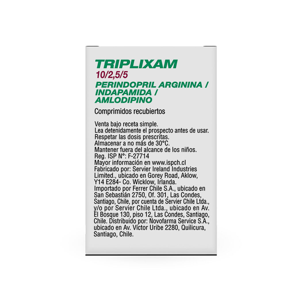 Triplixam 10/2,5/5 MG 30 Comprimidos Recubiertos, , large image number 1