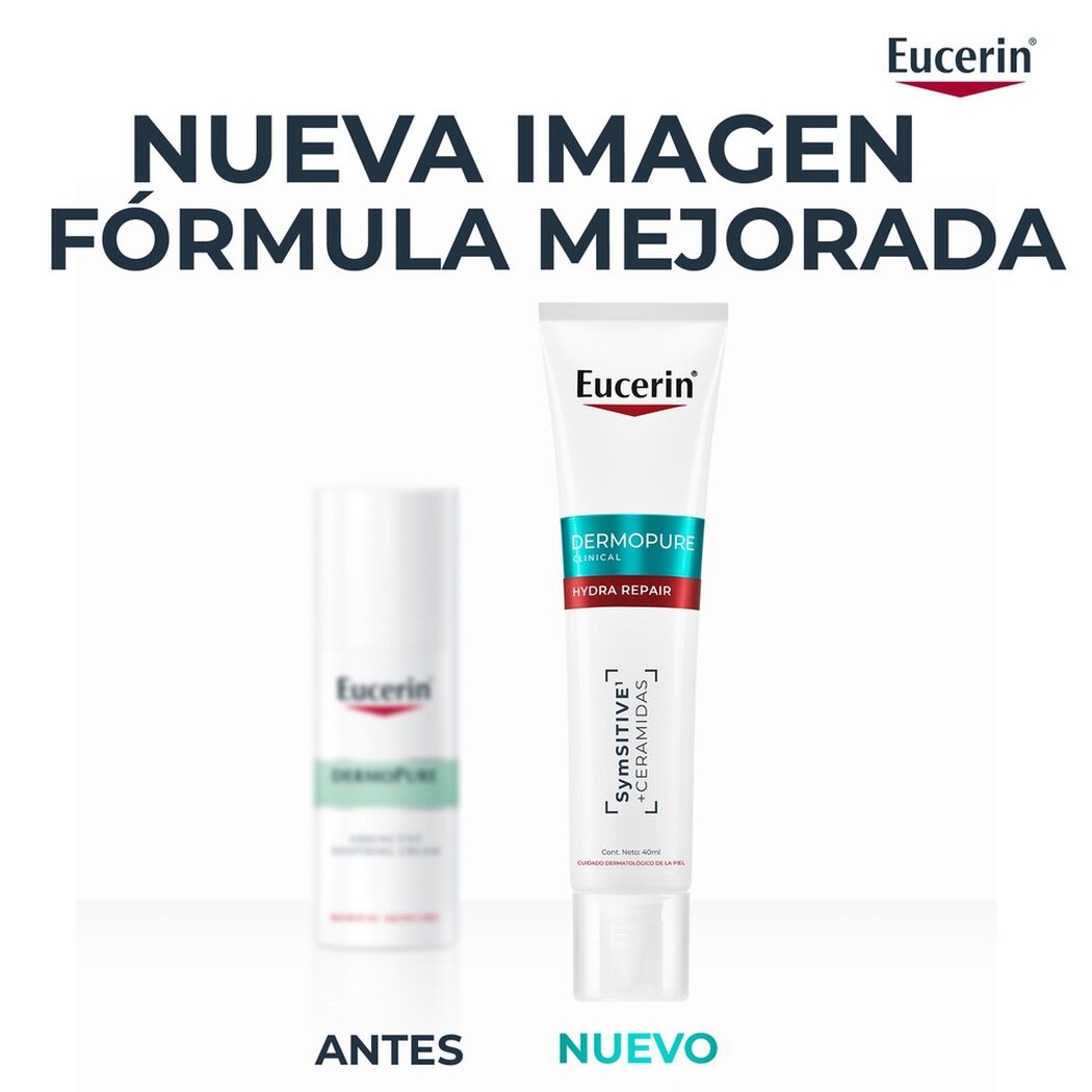 Eucerin DermoPure Hydra Crema Calmante 40ml, , large image number 2