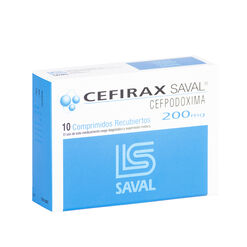 Cefirax 200 mg x 10 Comprimidos Recubiertos