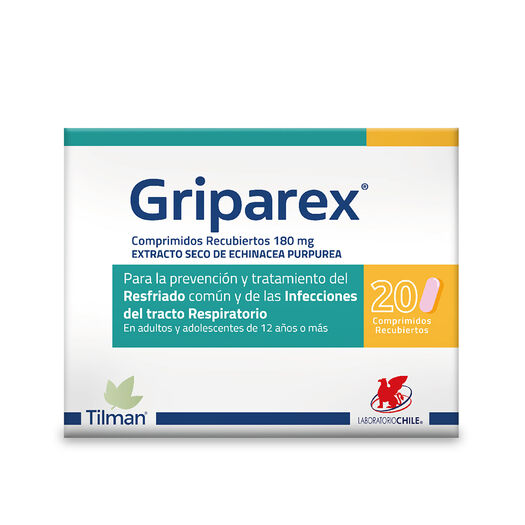 Griparex 180 Mg 20 Comprimidos, , large image number 0